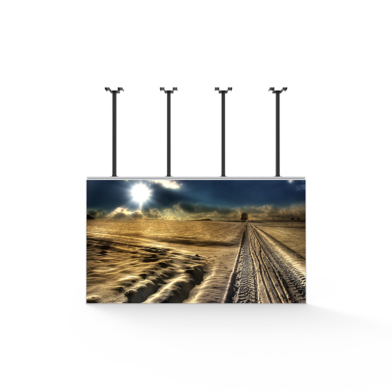 54寸LED拼接屏小間距P1.5全彩LED顯示屏落地吊掛無縫監控電視墻